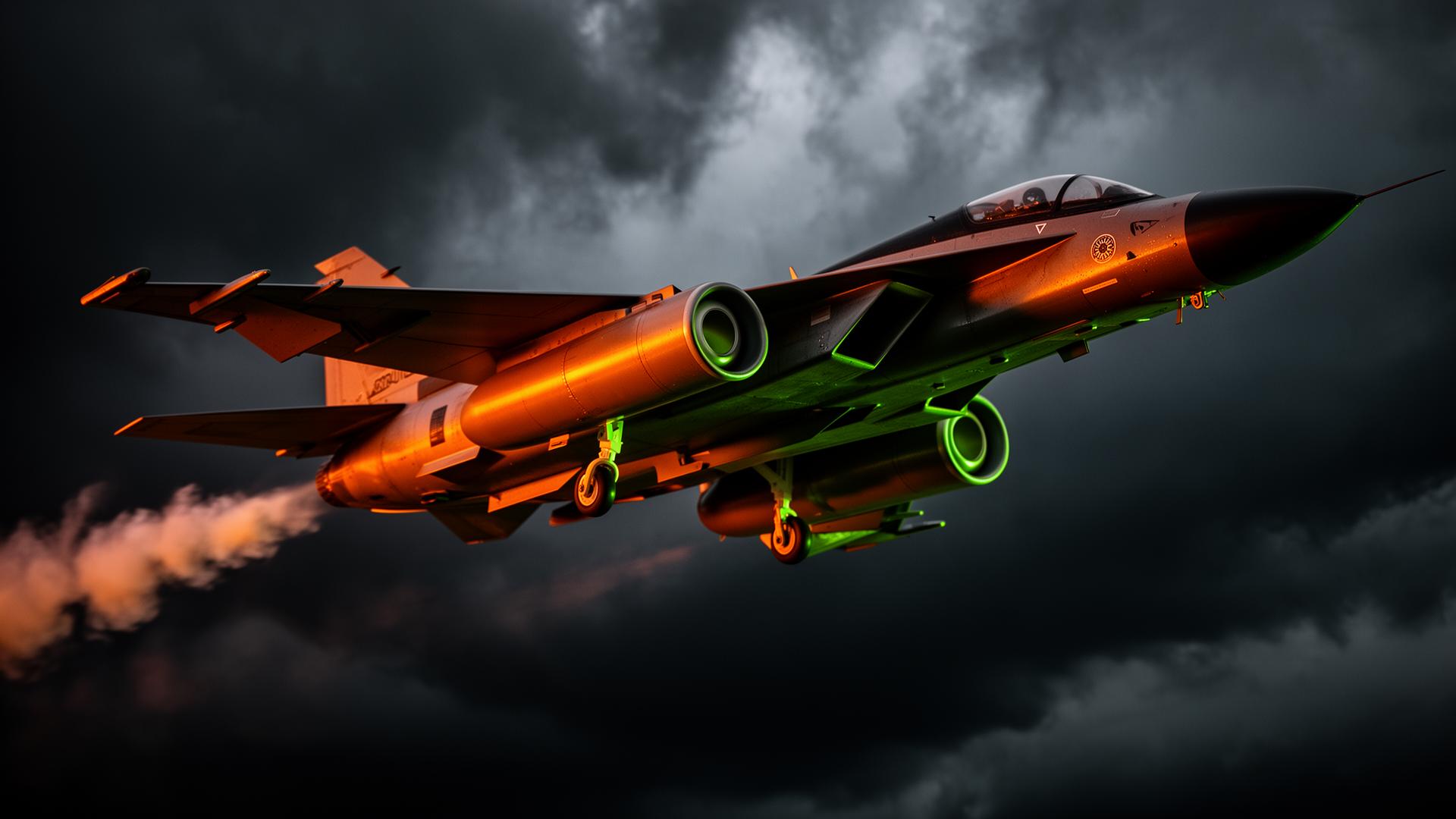 Send It Aerosports RC model turbine jet in flight